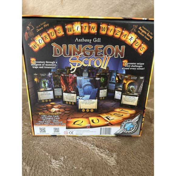 Dungeon Scroll Card Game By Anthony Gill New In Box - Picture 2 of 5